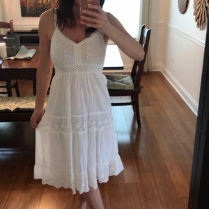 Mlle Gabrielle white summer dress S